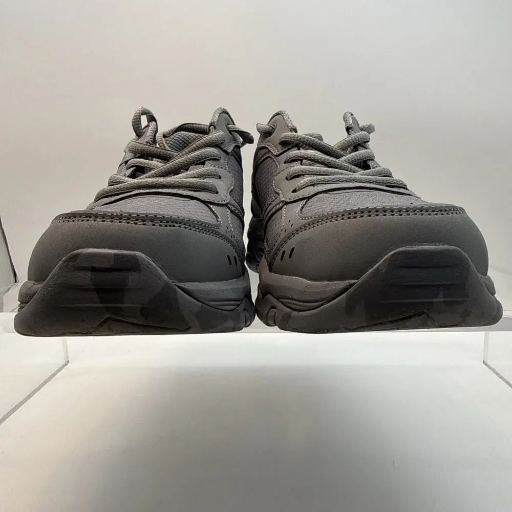 Skechers Trego Reeds Mill Road Shoes Women 9.5Grey Trail Running Sneakers 180118